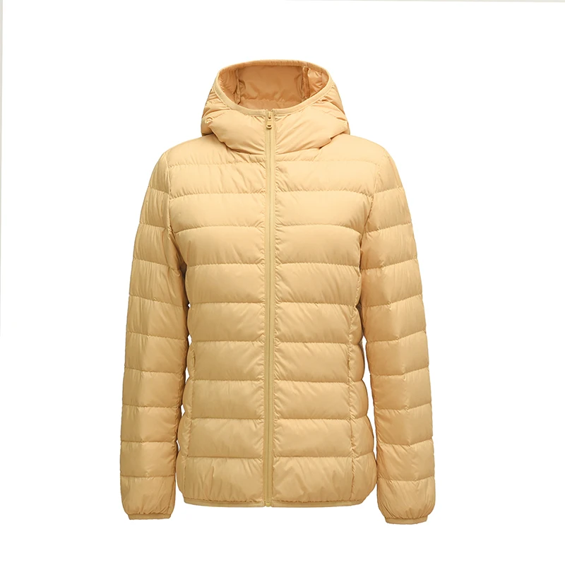 

Uniqlo-Style Waterproof Ultra Light Women Hooded Duck Down Jacket