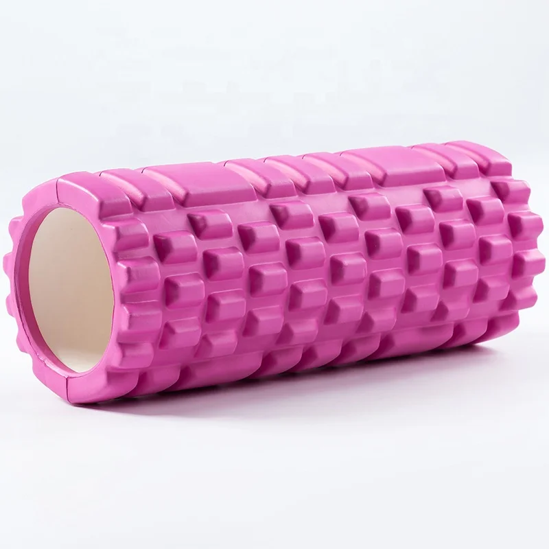 

Yoga Column Gym Fitness Foam Roller Pilates Yoga Exercise Back Muscle Massage Roller Soft Yoga Block Muscle roller, Black/pink/purple/green/red/blue/orange