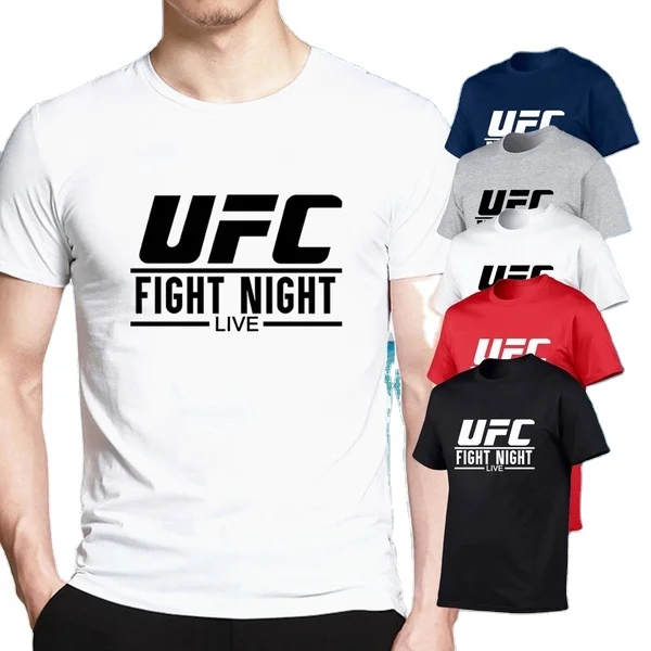

Direct selling custom UFC summer plus size loose casual sports short sleeve men's T shirt S-5XL