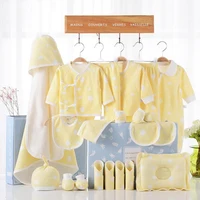

High quality 100 cotton newborn baby clothes gift set of 21 pieces for kids bedding 0-3 months