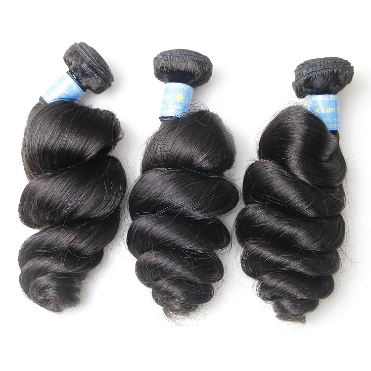 

GS wholesale colored virgin human hair raw vietnam hair in vietnam, high cheap double drawn hair extension, Natural color