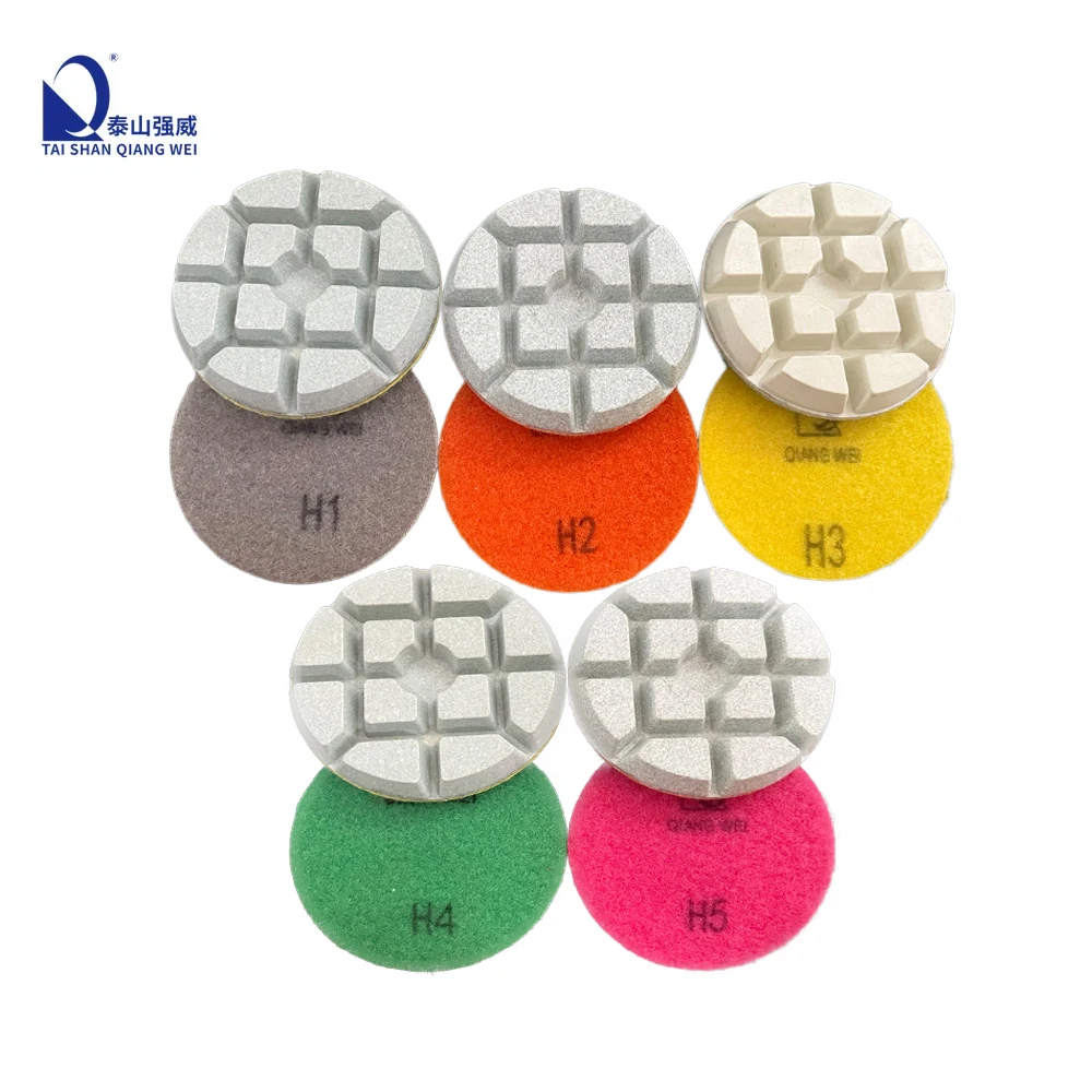 80mm Aggressive 3inch Diamond Floor Polishing Pads for Concrete