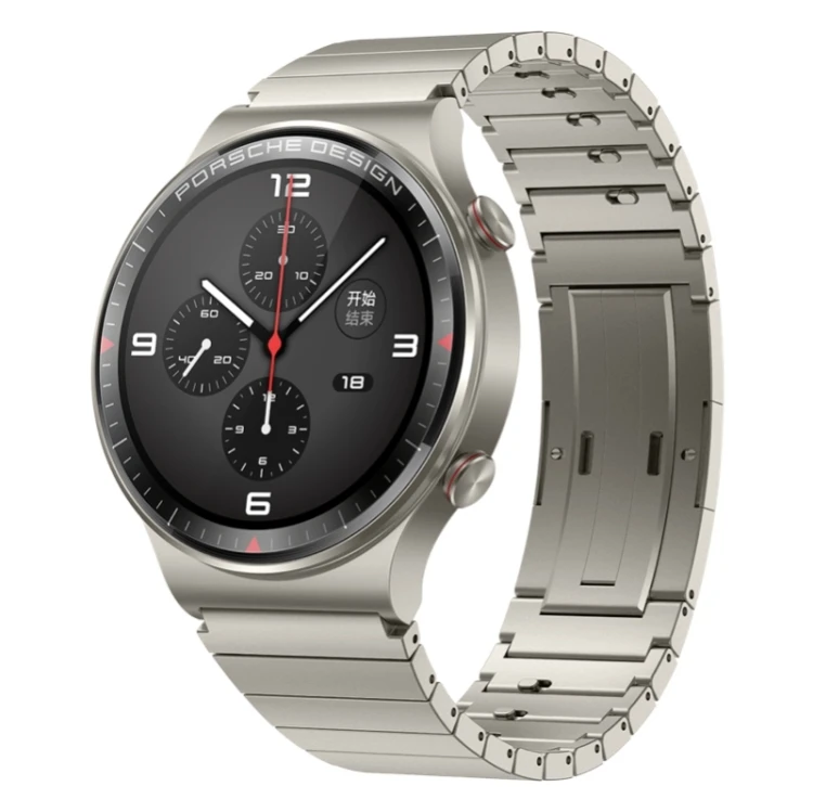 

HUAWEI WATCH GT 2 Pors-che Version 46mm Wristband Fitness Tracker Smart Watch Titanium Metal Body + Sapphire Glass Mirror
