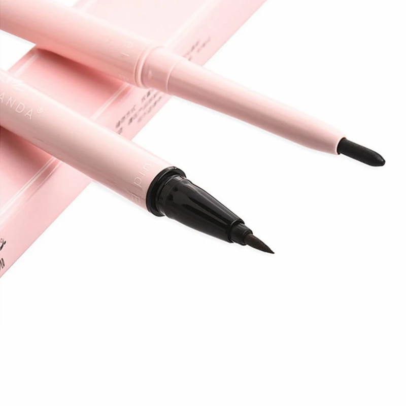 

black double sided eyeliner pencil pen eyes makeup color eye liner private label liquid eyeliner