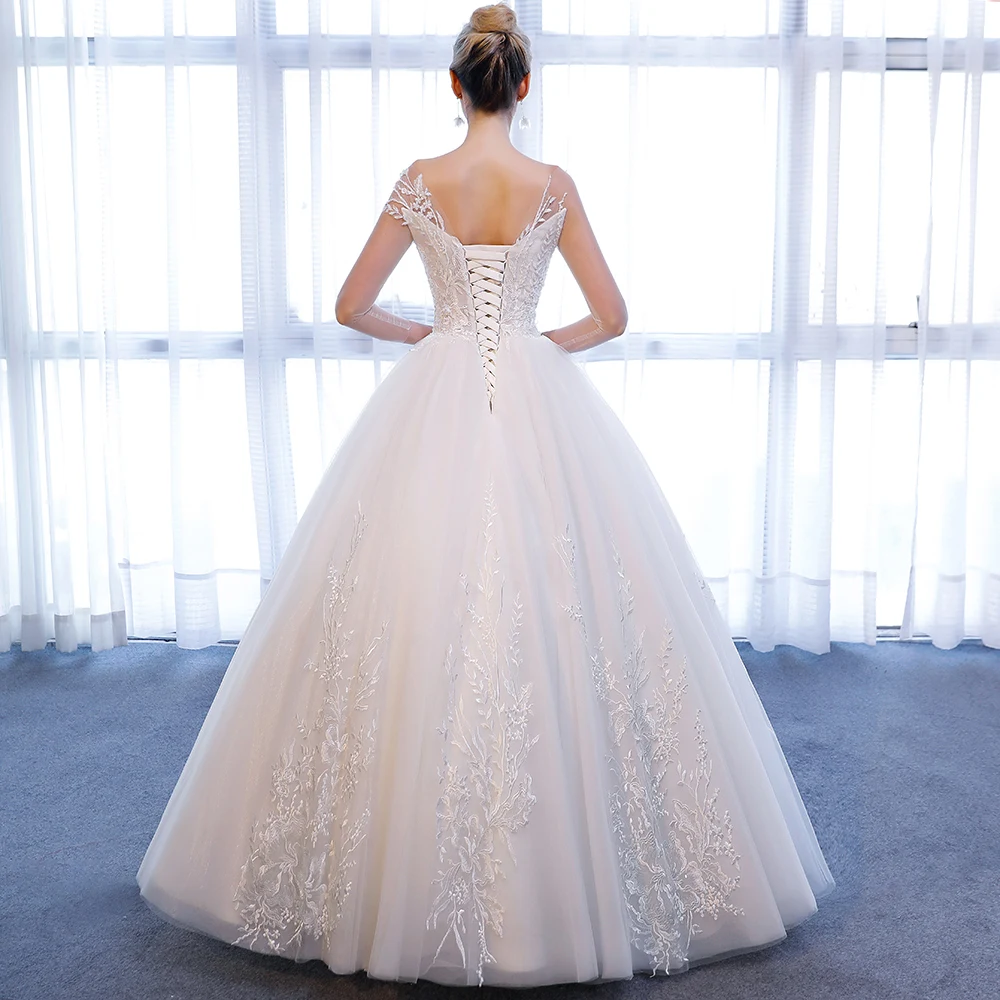 Sl336 Long Sleeve Wedding Dress 2020 Applique Beaded Alibaba Online Shopping Bridal Gowns Plus Size Wedding Dresses For Bride Buy Long Sleeve Wedding Dress Crystal Wedding Dress Wedding Dress Bridal Gown Product On