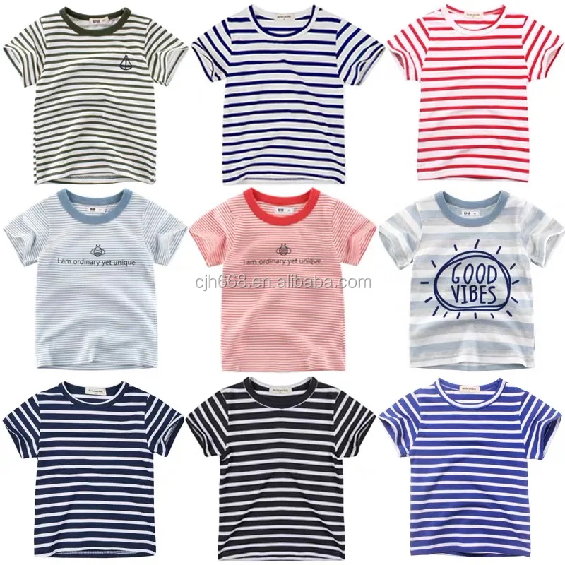 

2020 New wholesale simple style children clothes kids boys t shirt short sleeve t-shirts for summer, Picture