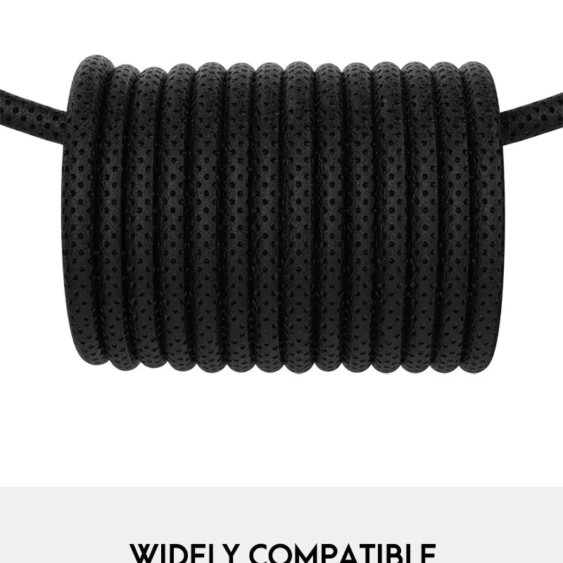 MOXOM Micro USB Cable 2.4A Black Charger Phone Cable Nylon Braided Mobile Cables - ANKUX.COM
