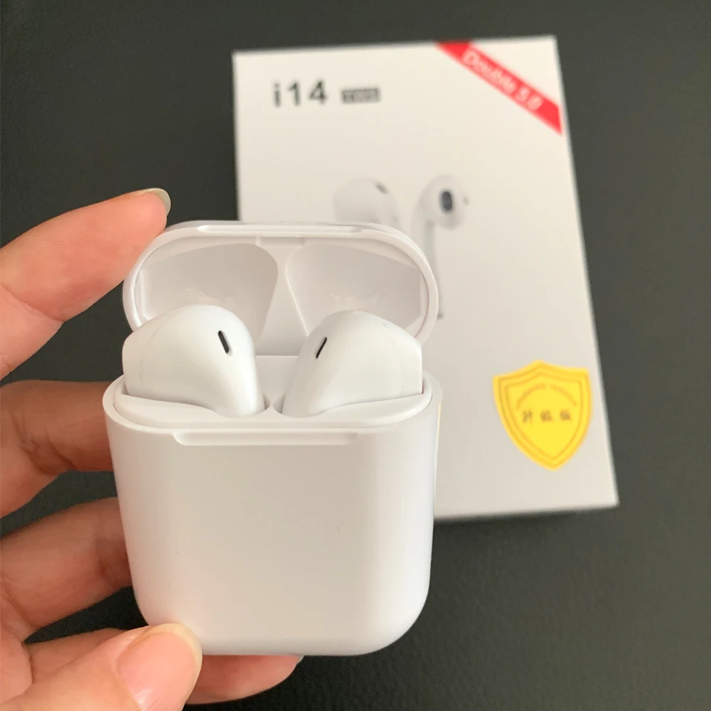 2019 Cheap i14 the best wireless headphones true wireless headset sport mini earbuds sweatproof sport wireless stereo earphone