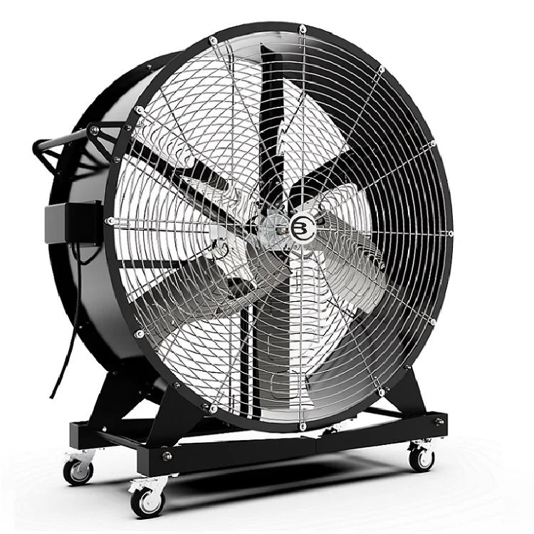 
1.4m big mobile air cooling HVLS industrial ventilation electric floor fan high quality cheap price and one extra free blade 