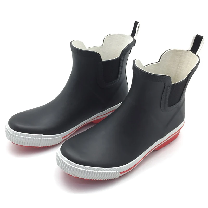 Outdoor Rubber Material Women Sport Safety Shoes Women Comfortable Rain ...