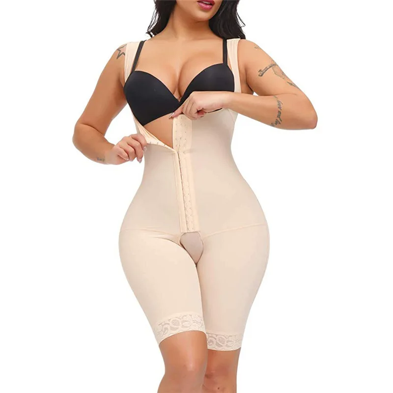 

India hot sale Shapewear for Women Seamless Firm Triple Control Plus Size Thigh Slimmer Tummy Control Body Shaper, Picture