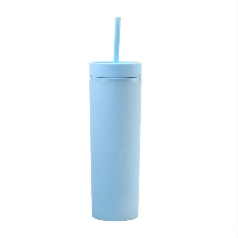 

Homefish OEM Plastic Tumblers Matte Pastel With Lids 16oz Double Wall Tumblers Colored Acrylic Tazas With Straws Cute Cups, Customized color