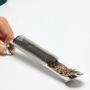 Image of Stainless Steel Flower Tea Stick Infuser Loose Leaf Tea Tube Filter
