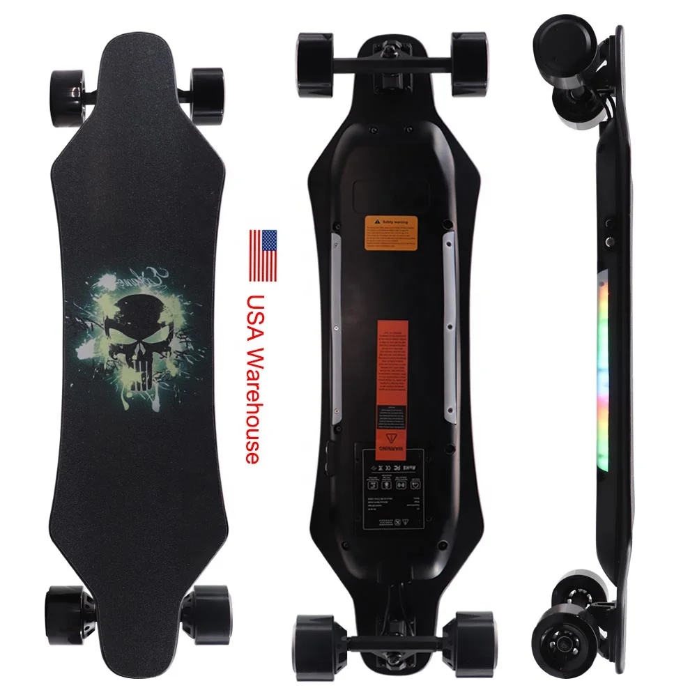 

USA Warehouse longboard electrical motor cheap electric skateboards with big wheels electric skateboard china gear drive