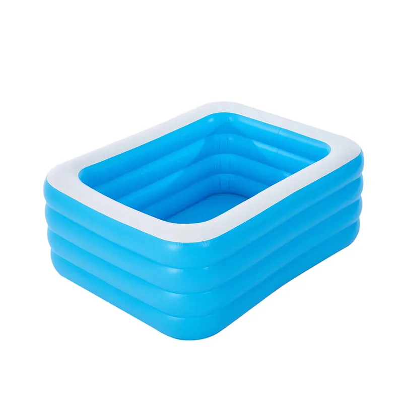 

Thickened inflatable swimming pool for children, outdoor pool for adults, baby bath tub, Blue