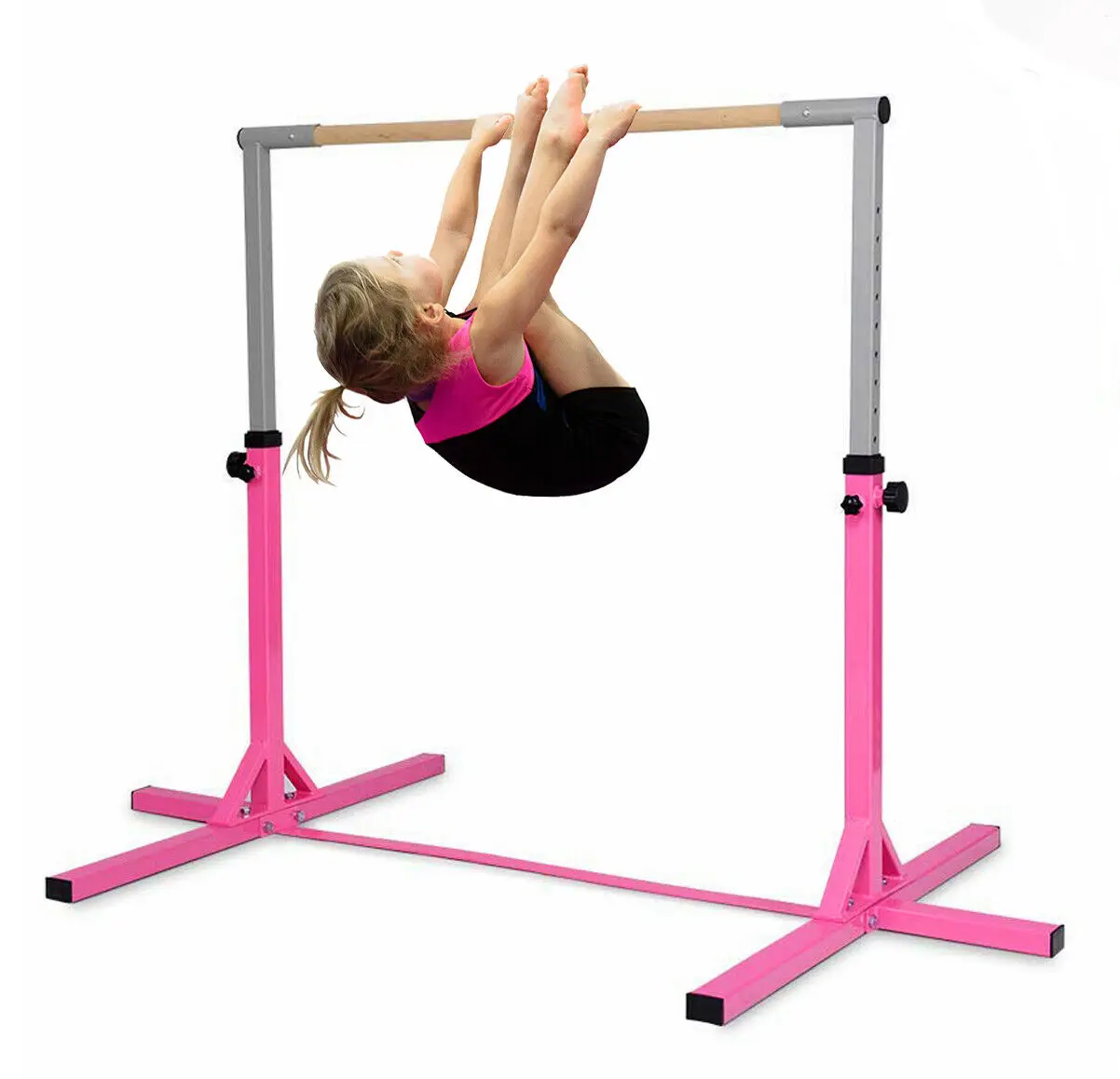 

130cm Adjustable For Kids Exercise Gymnastic Bar Horizontal Sports Gym Training kids kip horizontal bar, Any
