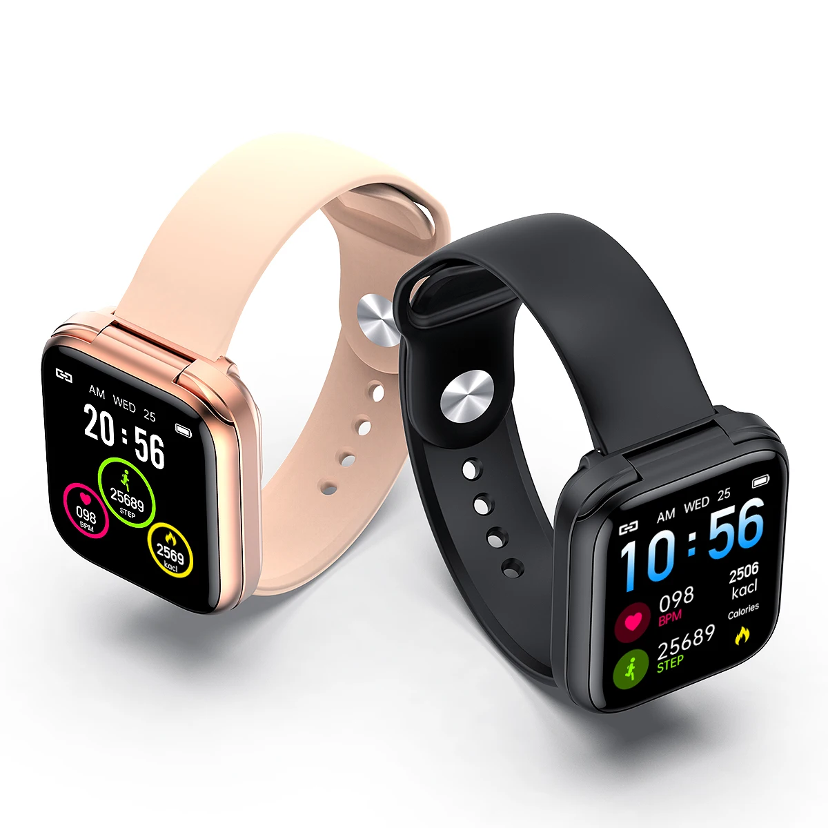 

2 in 1 earphone smart bracelet watches with earbuds android wristband for fitness traker watch smart bracelet, White/black