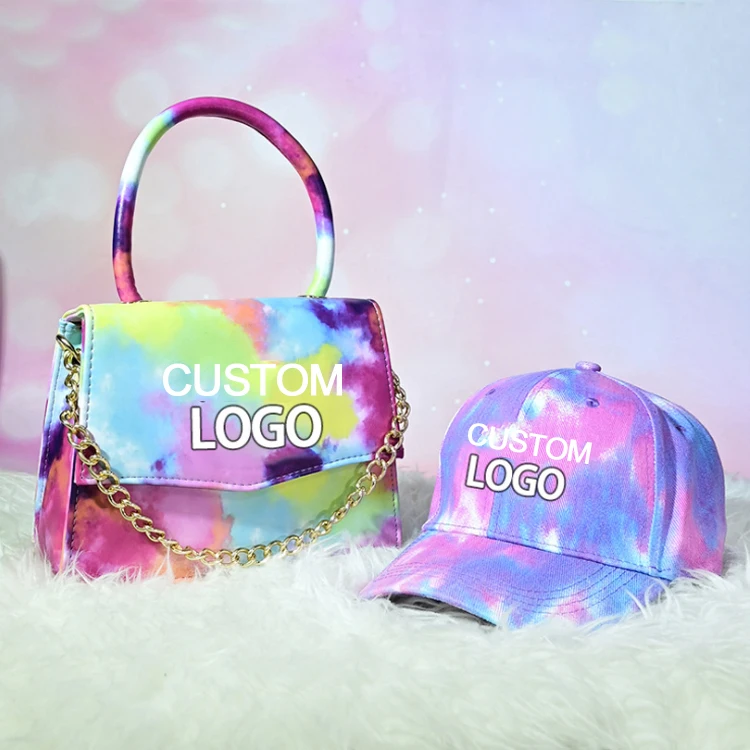 

High Quality sac femme Elegant Female Handbag Colorful Chains Crossbody Shoulder Bag Women Luxury Hats And Purses Handbags Set