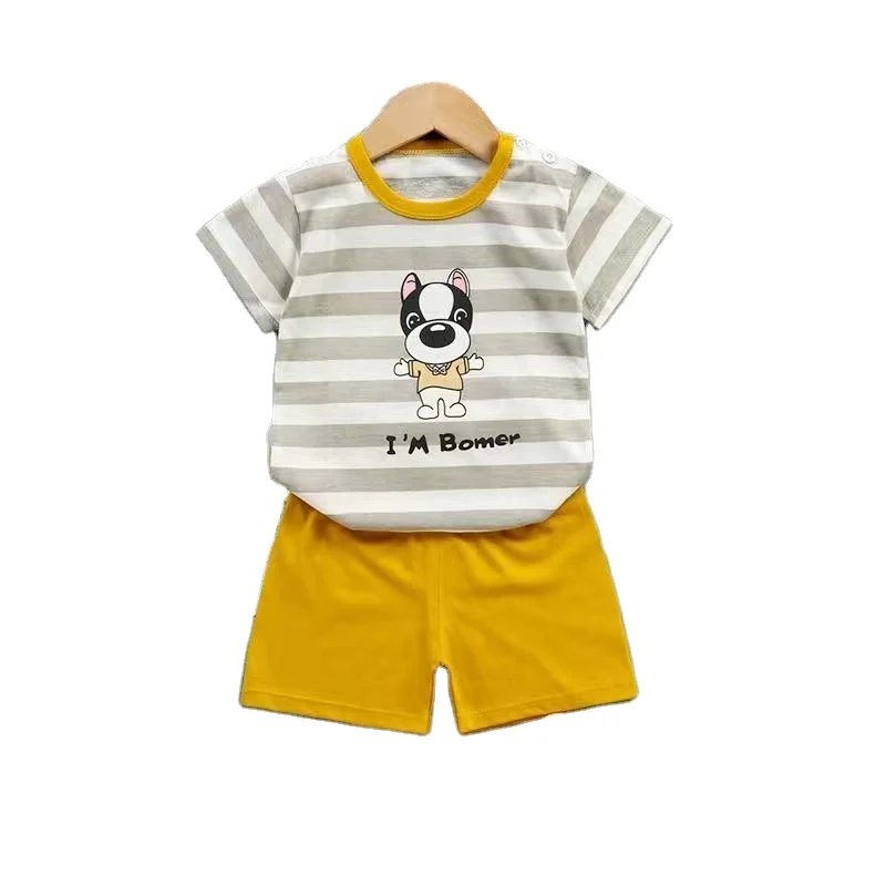 

Baby Summer Cotton t shirt Short Sleeve 2 Piece Set Baby summer clothes, Picture