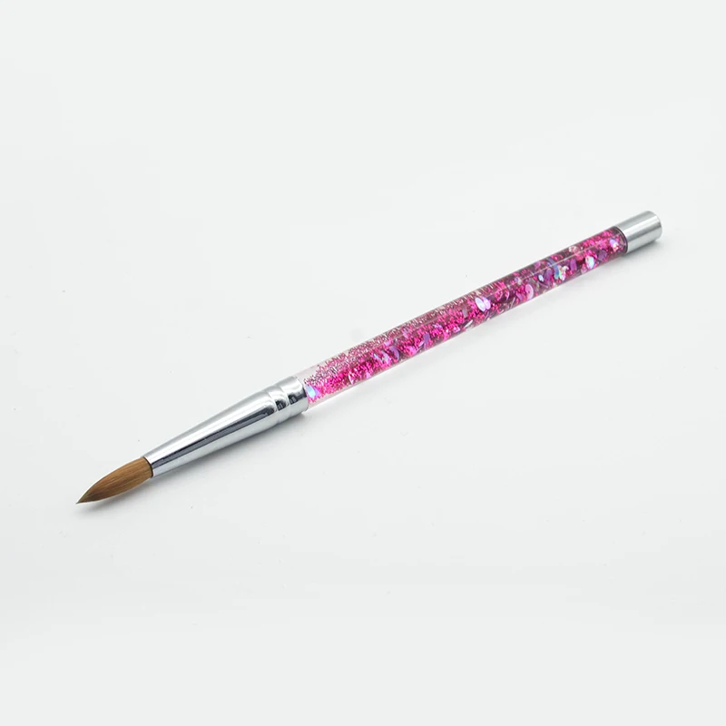 

GUYO Nail Art Tools 100% Kolinsky Sable Brush Germany Acrylic Nail Art Manicure Brush, White