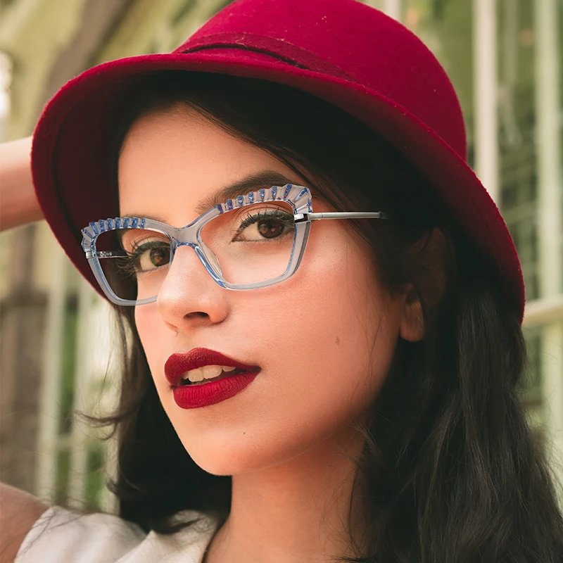 

New Arrival Classic TR90 Frame Anti Blue Light Blocking Computer Reading Glasses Eyewear for Women