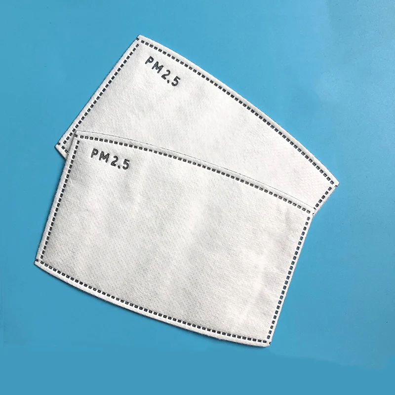 
Disposable 5 Layers Pm2.5 Filter Cotton Face Maskes Filter Pm 2.5 Activated Carbon Maskes Filter for Cotton Dust maskes 