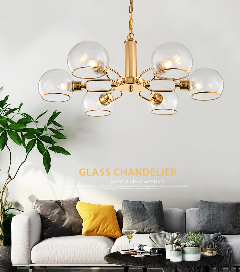 Glass Chandelier