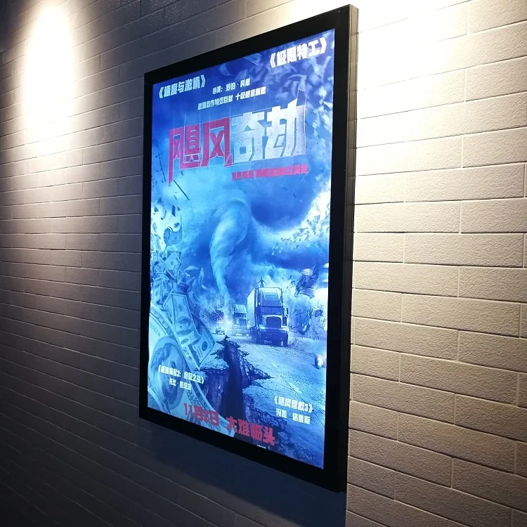 Movie Poster Light Box Cinema Advertising Promotional Poster Led Wall