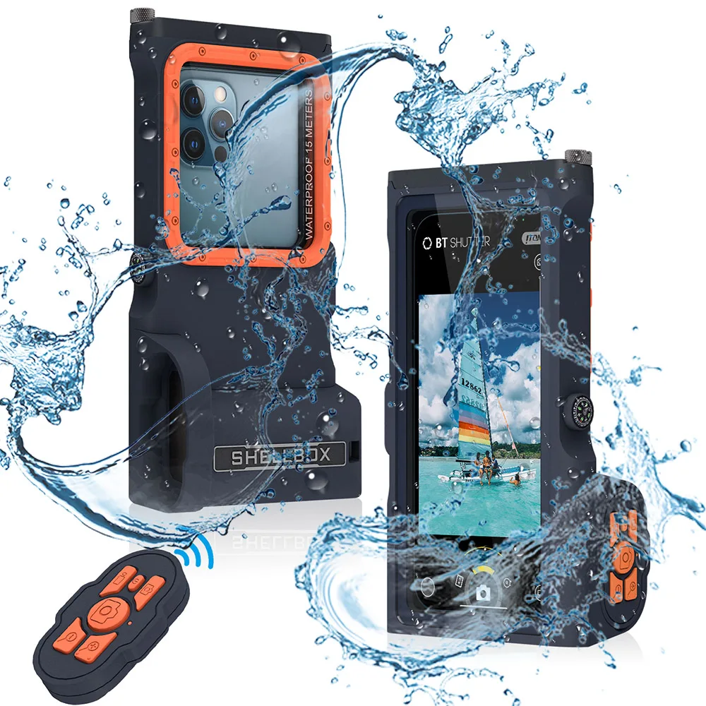 

Under water take photos swimming Diving waterproof phone case for ipone13 diving phone case iphone 12 Samsung waterproof case