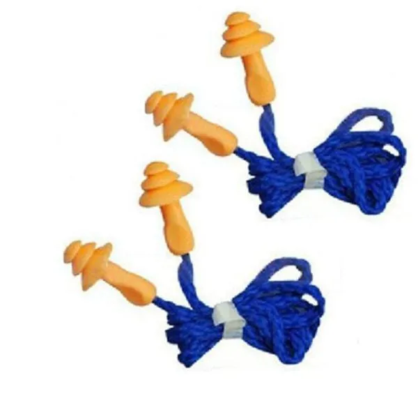 

Foam ear plugs corded earplugs with cotton cord for hearing protection