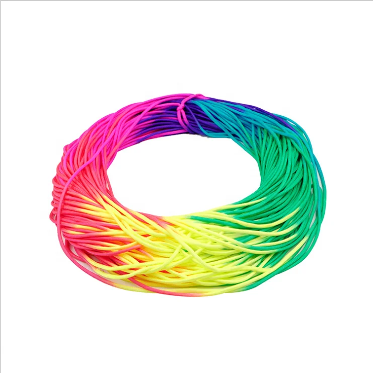 

Outdoor Survival 310ft Rainbow Cord Nylon 550 Parachute Rope 7 Stands 4mm Rainbow Paracord Rope