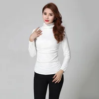

Fashion new style custom polyester fiber turtleneck women winter sweater
