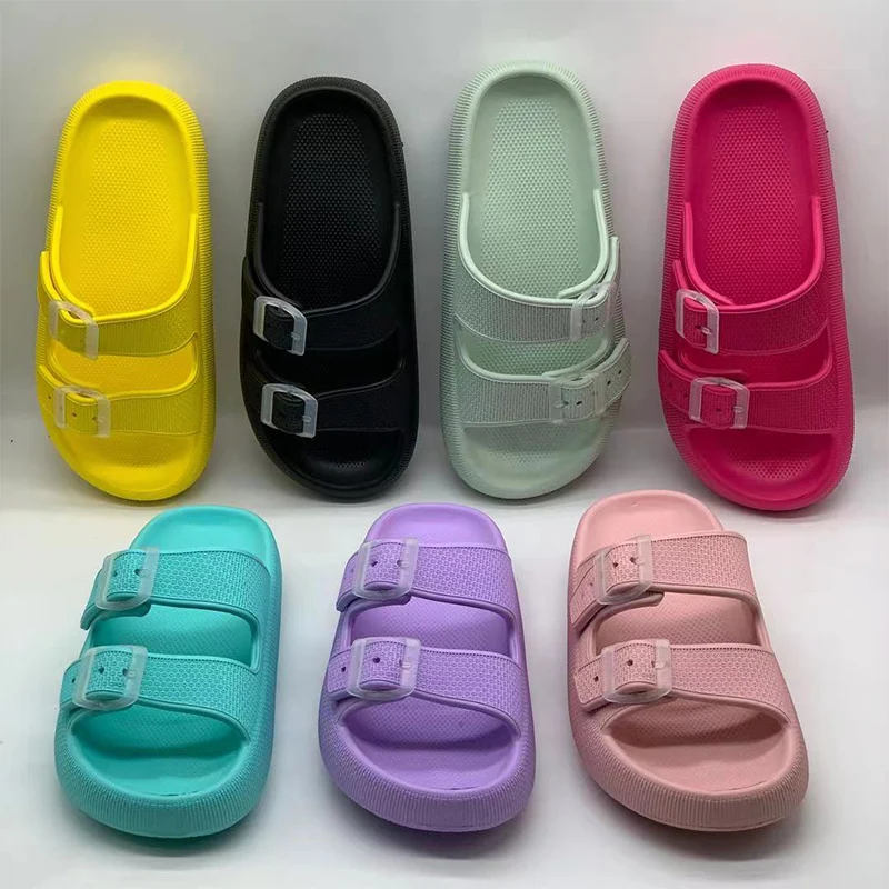 

latest ladies 2021 wholesale-slippers stylish slipper for girl's with price high quality female thick soft outdoor slippers, Black,pink,purple,fuxia