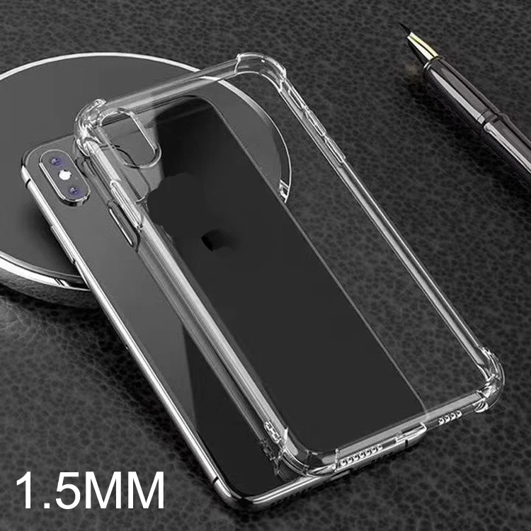 

For Samsung Galaxy J6 Prime Plus J610 1.5MM Thickness Airbag Anti-Knock Soft TPU Clear Transparent Phone Back Cover Case