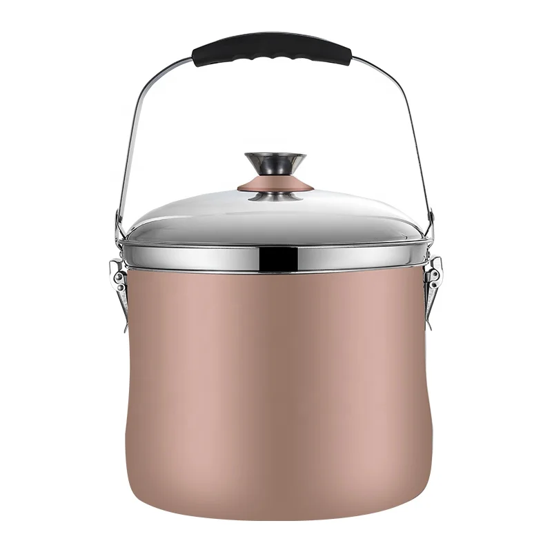 

9L Stainless steel cooking set flame free energy saving cooking and steamer pot