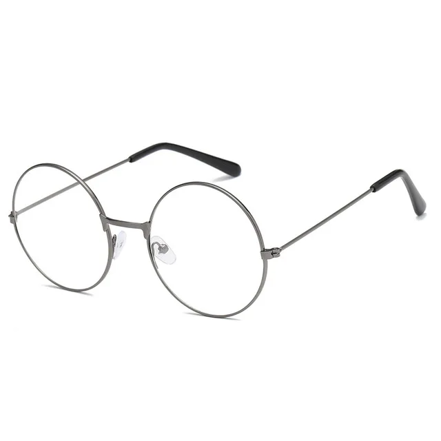 

Fashion Harry Eyewear Eyeglasses Black Small Round Vintage Retro Metal Frame Clear Lens Glasses Round Circle Eye Glasses
