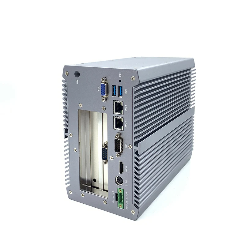 

dual display core i3 i5 i7 fanless pc industrial computer with pcie