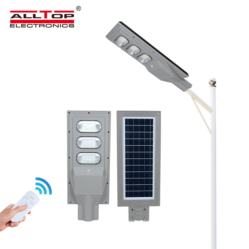 ALLTOP High efficiency ABS waterproof ip65 30w 60w 90w 120w 150w integrated all in one solar led streetlighting