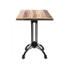 Modern mesa de madera square restaurant melamine dining table restaurant table frame
