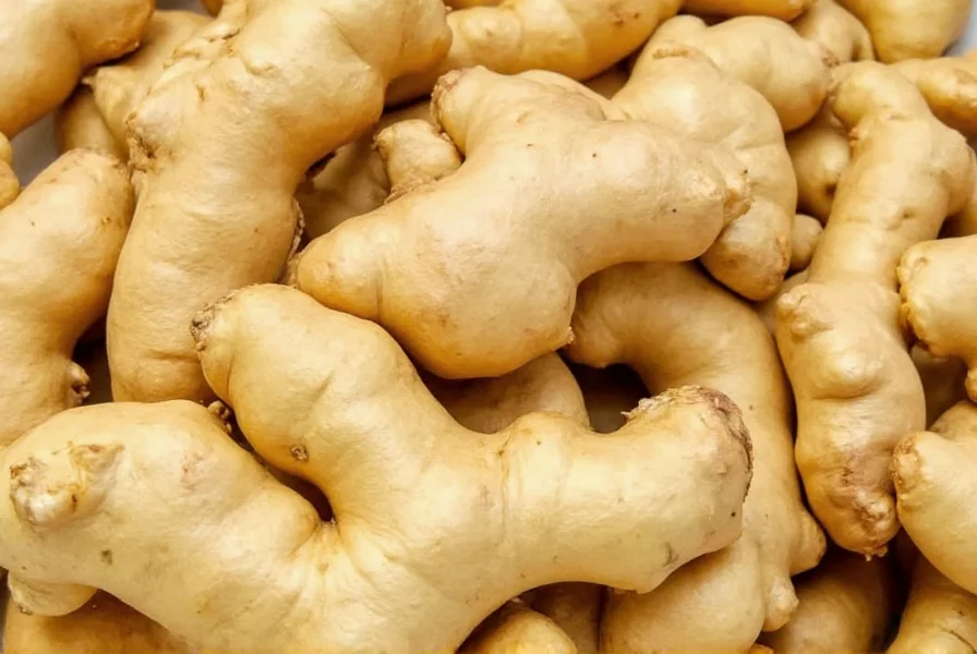 Step-by-step preparation of homemade mixed ginger blend with fresh ingredients on cutting board
