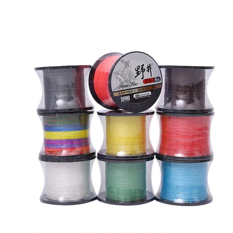 

Jetshark 0.8#-12# 1000m Dali Ma Woven 14 Colors PE Fishing Main Line