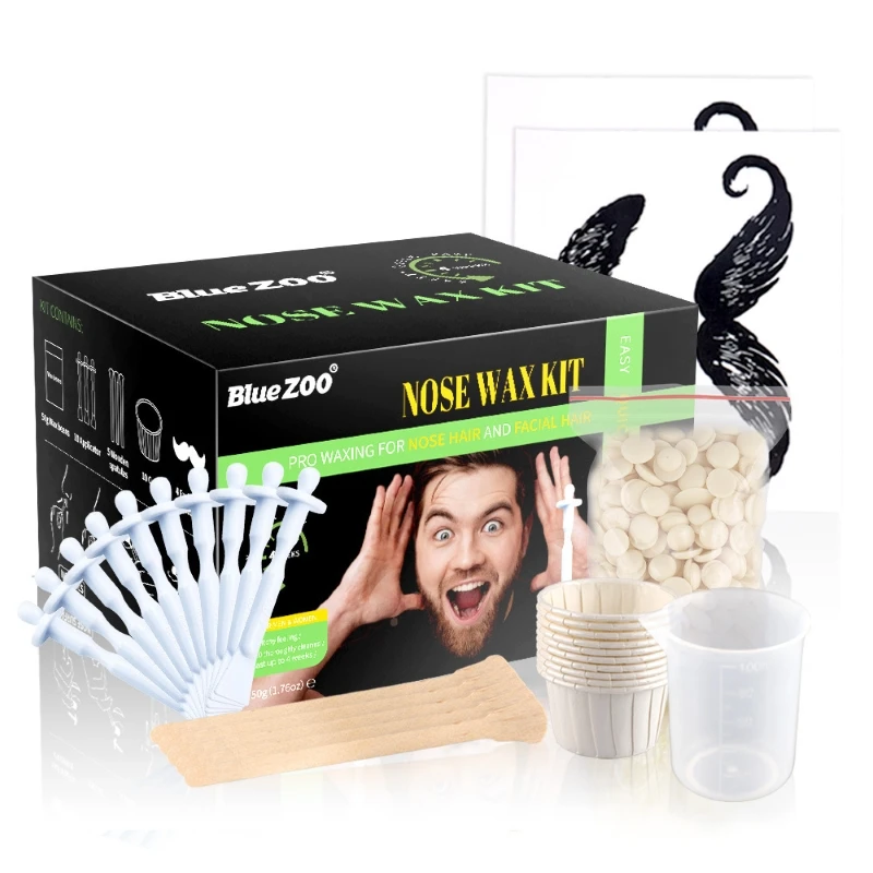 

The Original and Best Nose Hair Removal Wax Kit,Nose Wax For Men and Women.