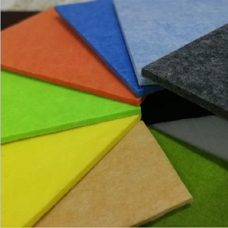 40colors for you choose pet felt ceiling tiles
