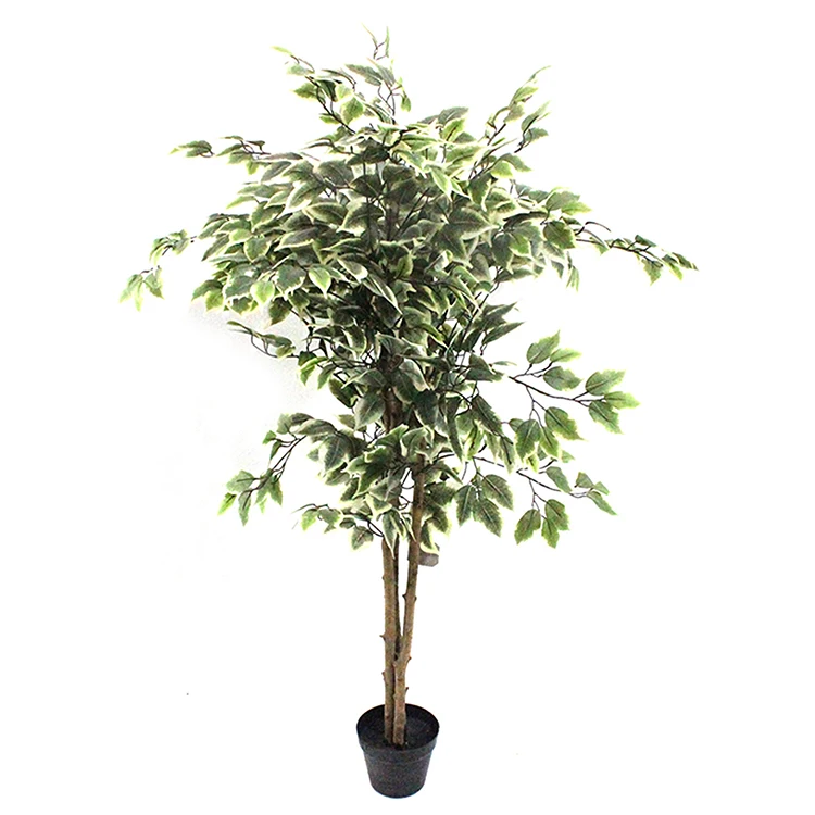 

Home office floor decorative 120cm small bonsai artificial banyan tree with pot