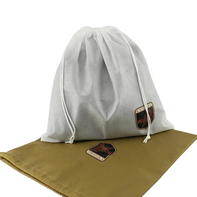 

Wholesale Custom Logo Shoes Storage Bags, Label Drawstring Non-Woven Bag for Dust Proof Storage