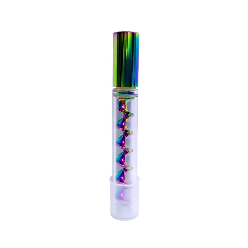 

Portable Glass Smoke-blunts Twisty Pipe Smoking Pipe and Accessories for Dry herb Tobacco, Multi colors