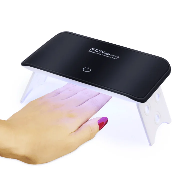 

hot sales & best seller mini 24W/36W UV nail lamp, Black white pink