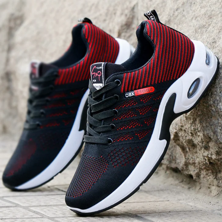 

2021 new design man fashion running shoes lace-up casual men sports shoes