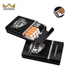 High Class Gifts Portable Cigarette Box Creative USB Lighter with Lase Logo