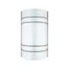 Led wall scone light brush nickel 17w 1400lumen for vanity corridor 120-277v dimmable